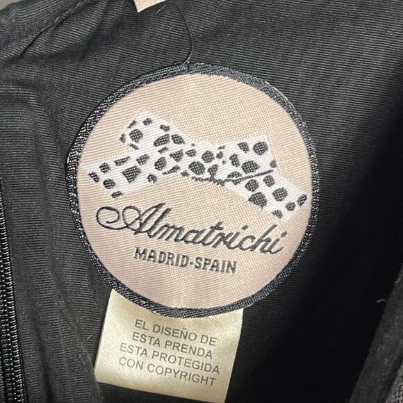 Almatrichi from Spain Embroidered with Lace Cocktail Dress size EU 38 / US 8 - Picture 14 of 16